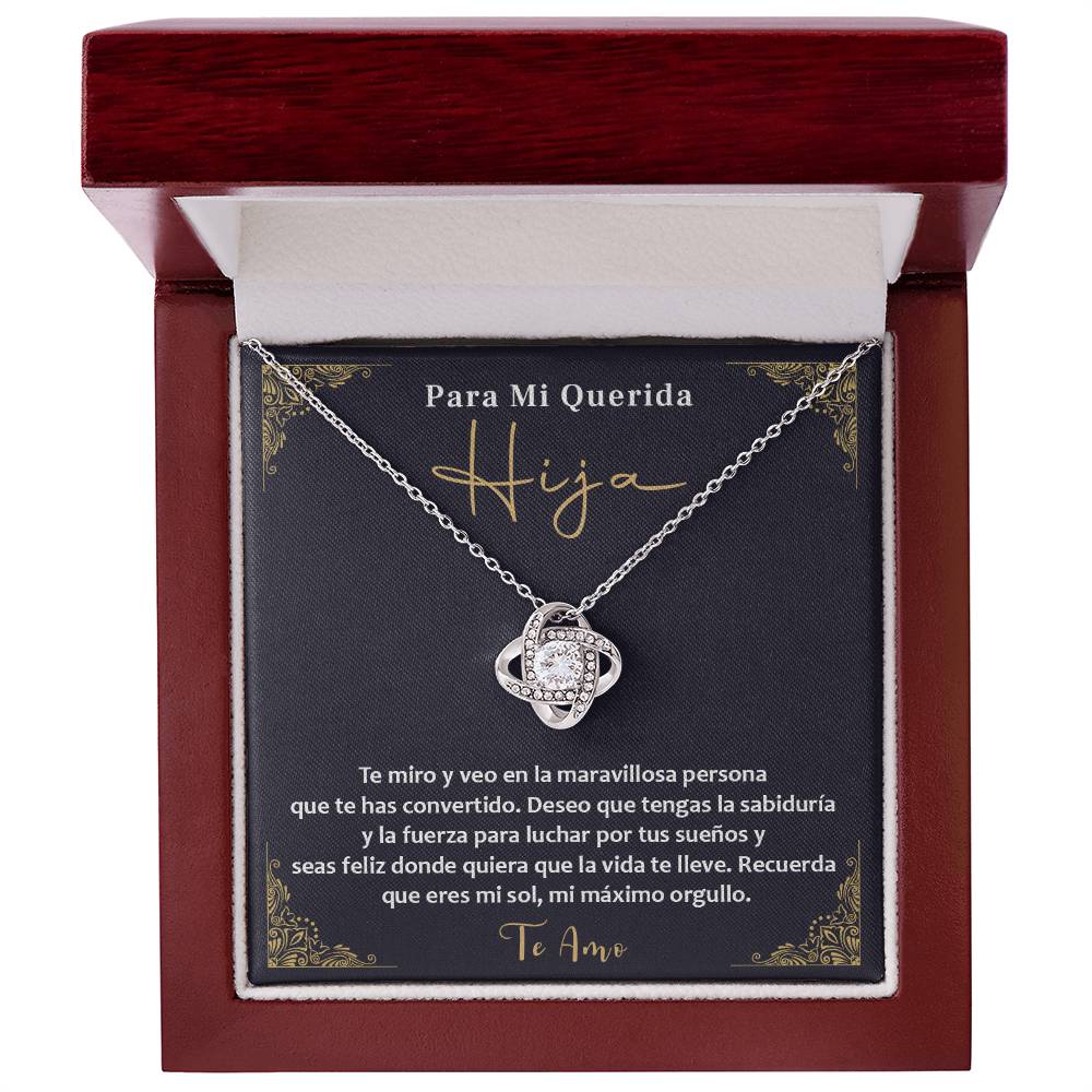 Collar Para Mi Querida Hija – Mensaje de Orgullo y Amor