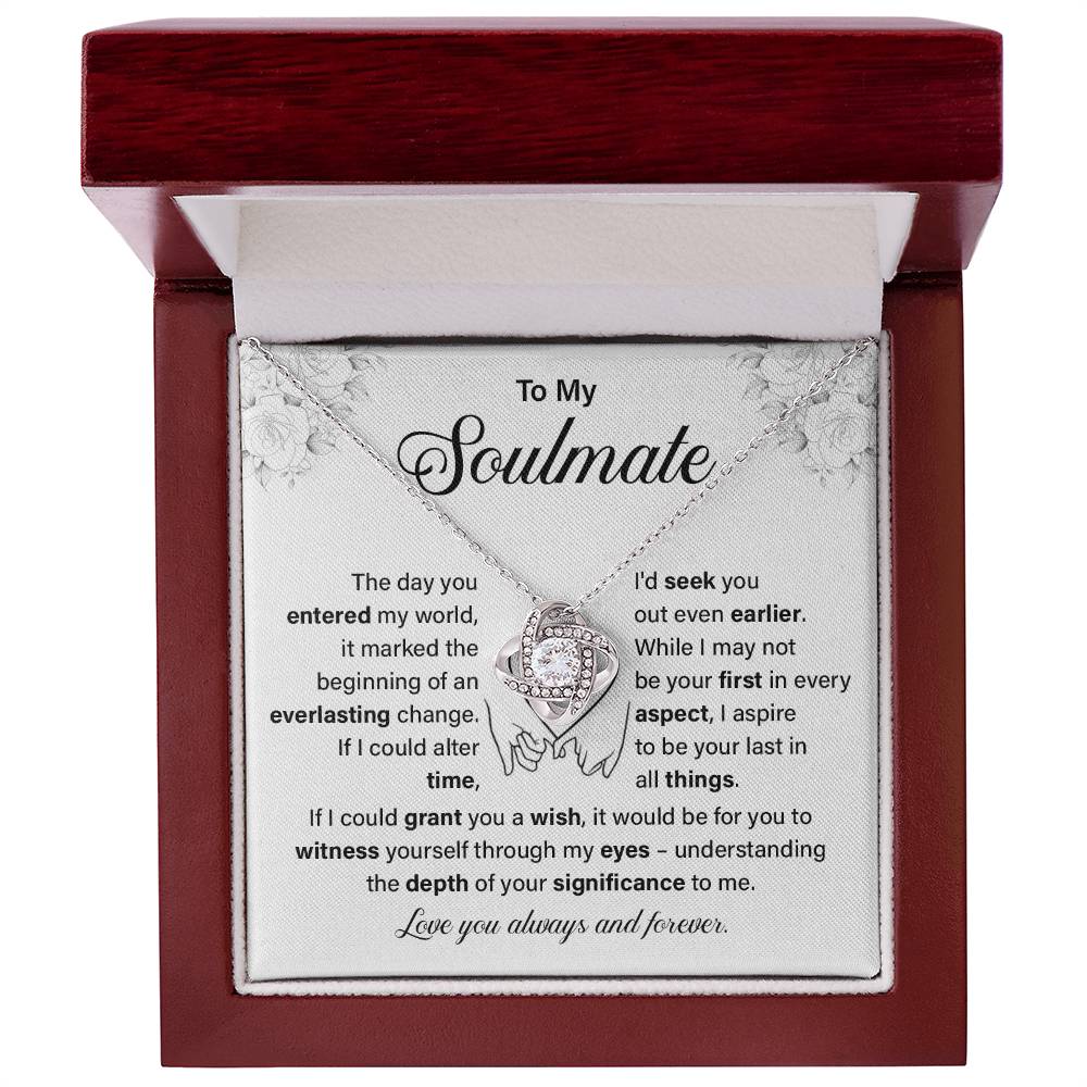 To My Soulmate Necklace Gift – Love You Forever