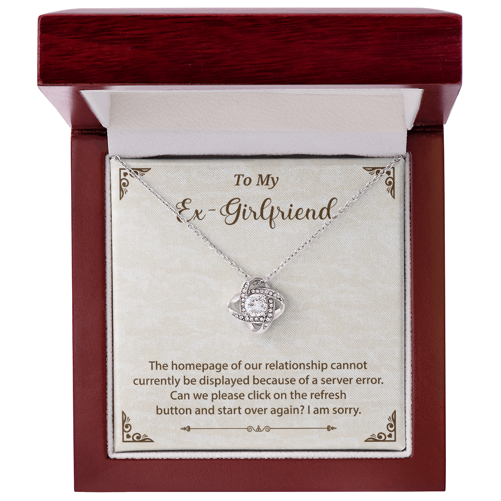 Funny Necklace Gift for Ex-Girlfriend – With Message Card