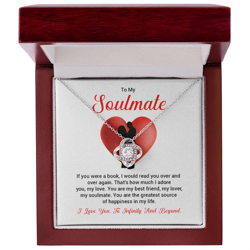 Soulmate Gift for Her – Infinity Love Message Card