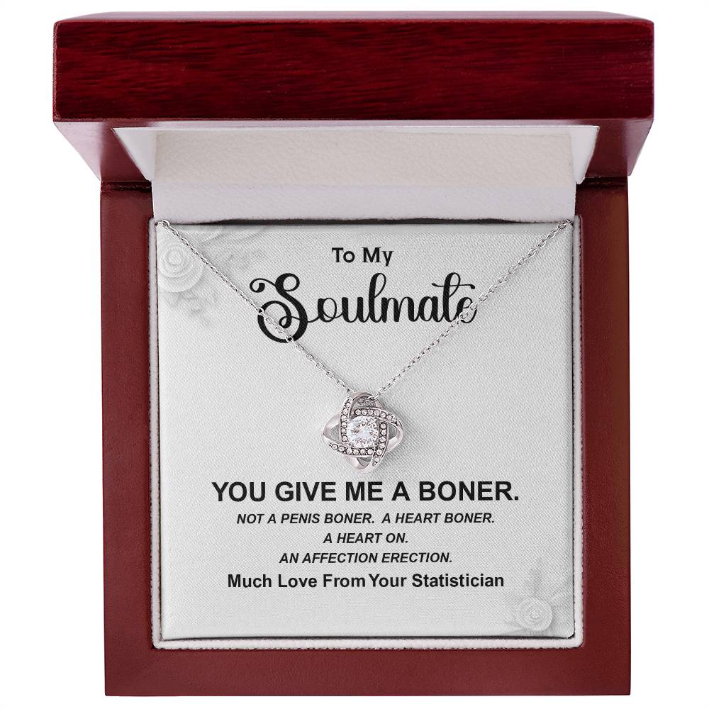 Funny Gift for Soulmate Necklace from Statistician