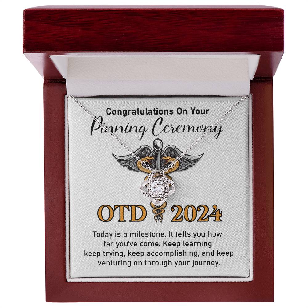 Custom OTD Graduation Necklace Gift for Pinning Ceremony