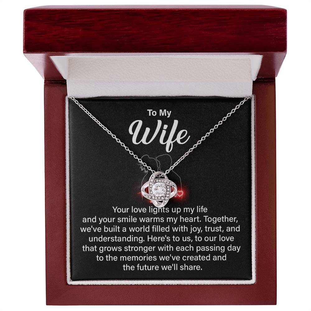 Wife Necklace Gift for Anniversary with Gift Box