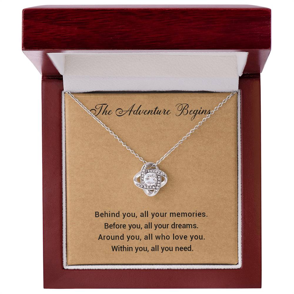Graduation Necklace Gift for Her – Adventure Begins