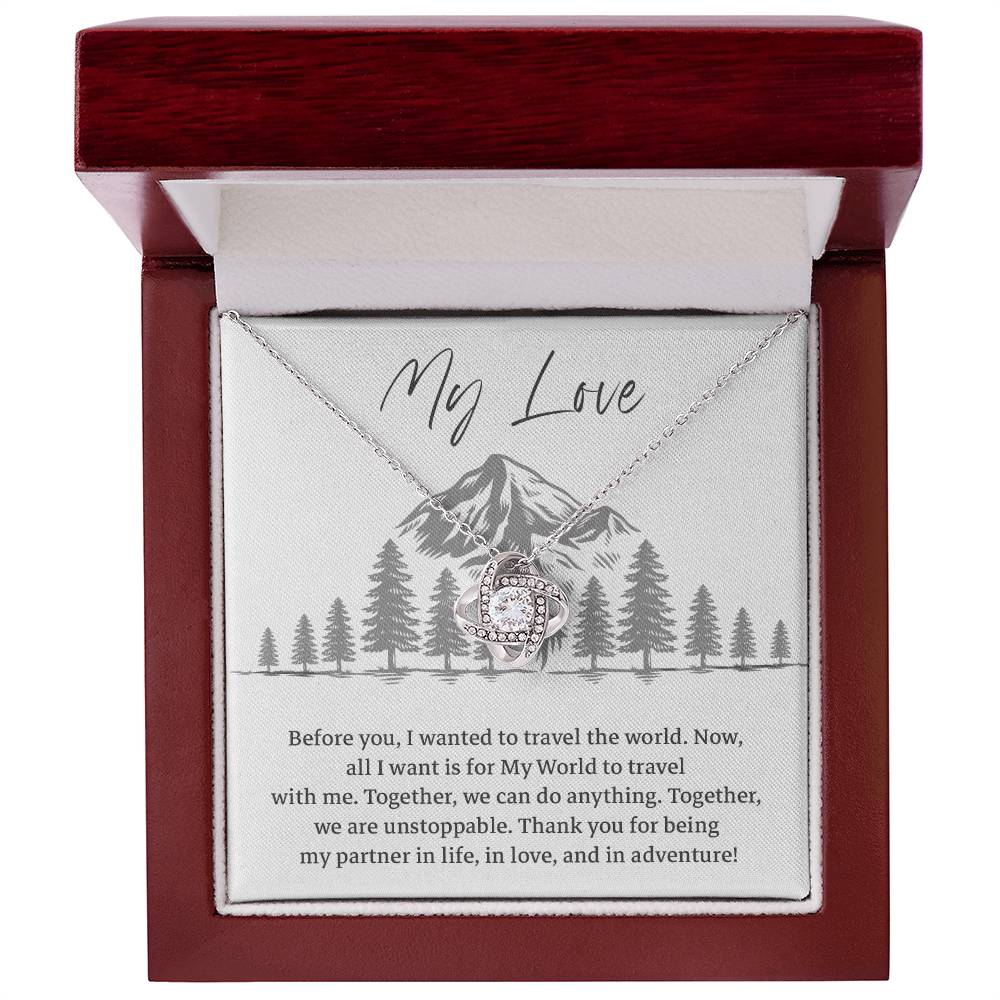 Adventure Partner Gift for My Love – Message Card Inside