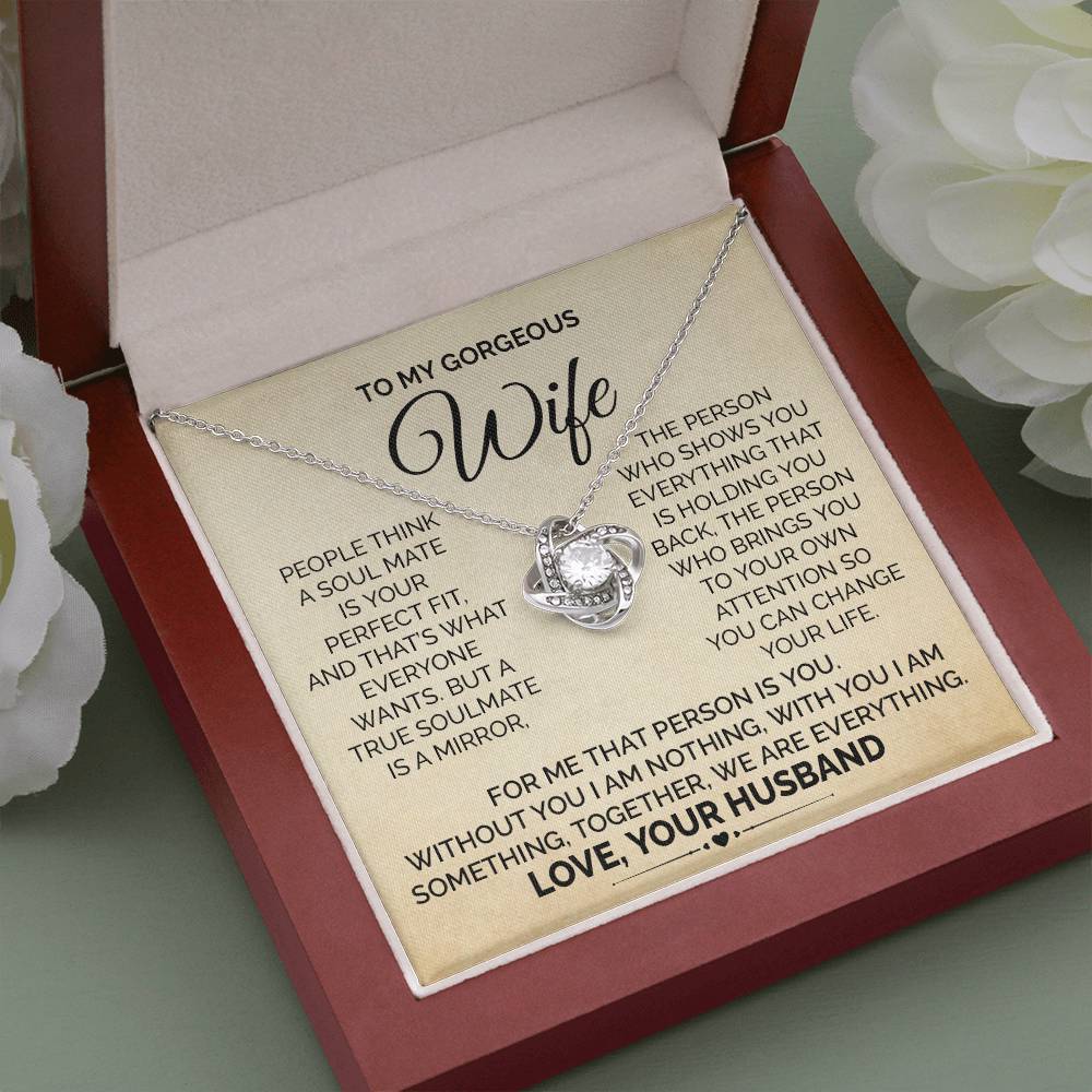 Wife Necklace Gift from Husband Romantic Quote