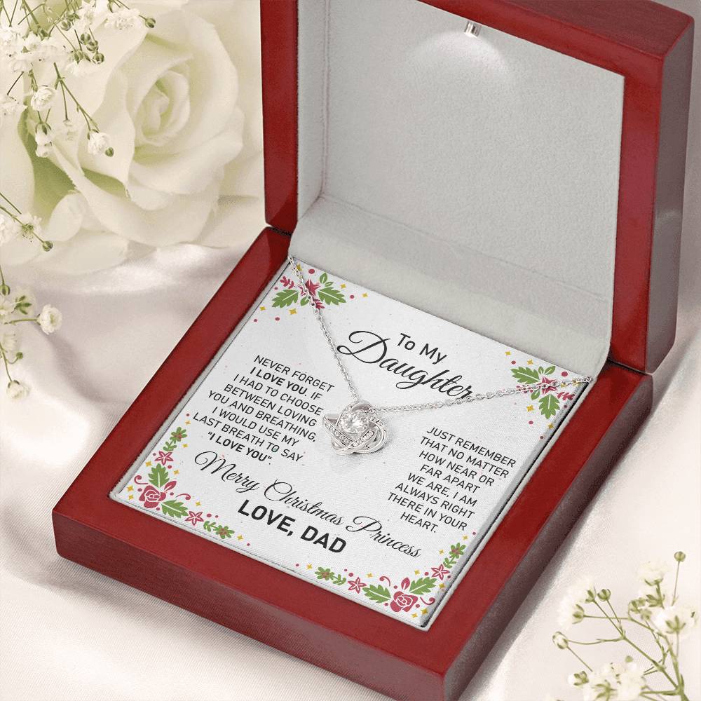 Christmas Necklace Gift for Daughter from Dad