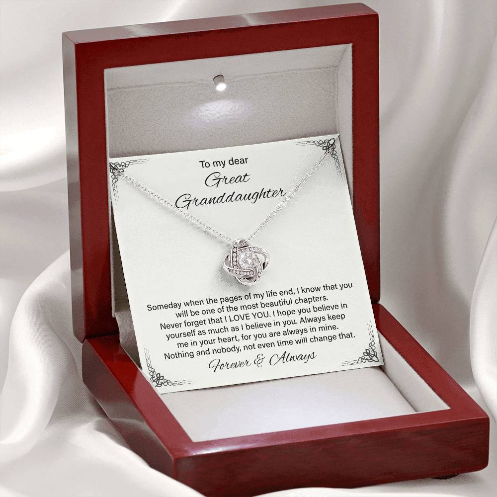 To My Dear Great Granddaughter - A Heartfelt Gift Of Love, Inspiration, And Everlasting Bond