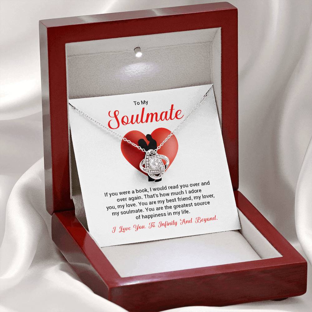 Soulmate Gift for Her – Infinity Love Message Card