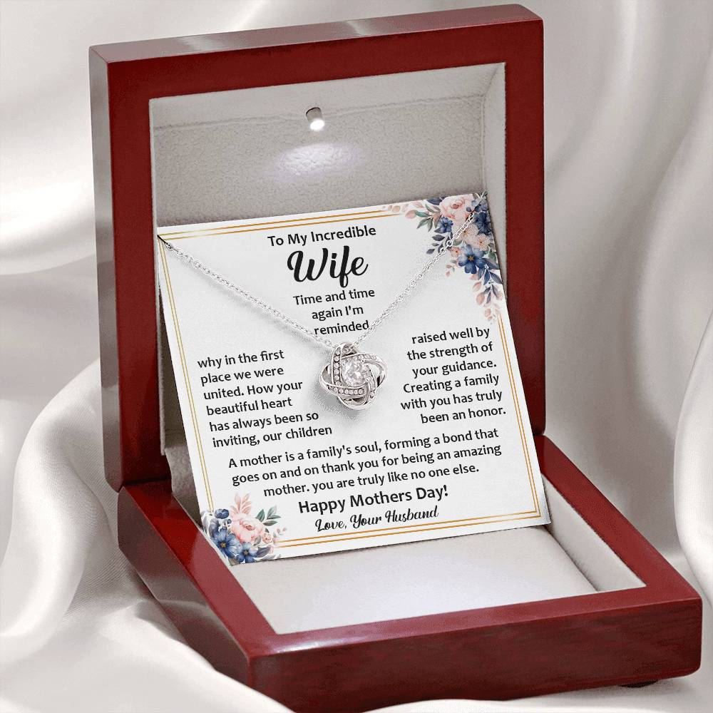 Mother’s Day Necklace Gift for Wife from Husband