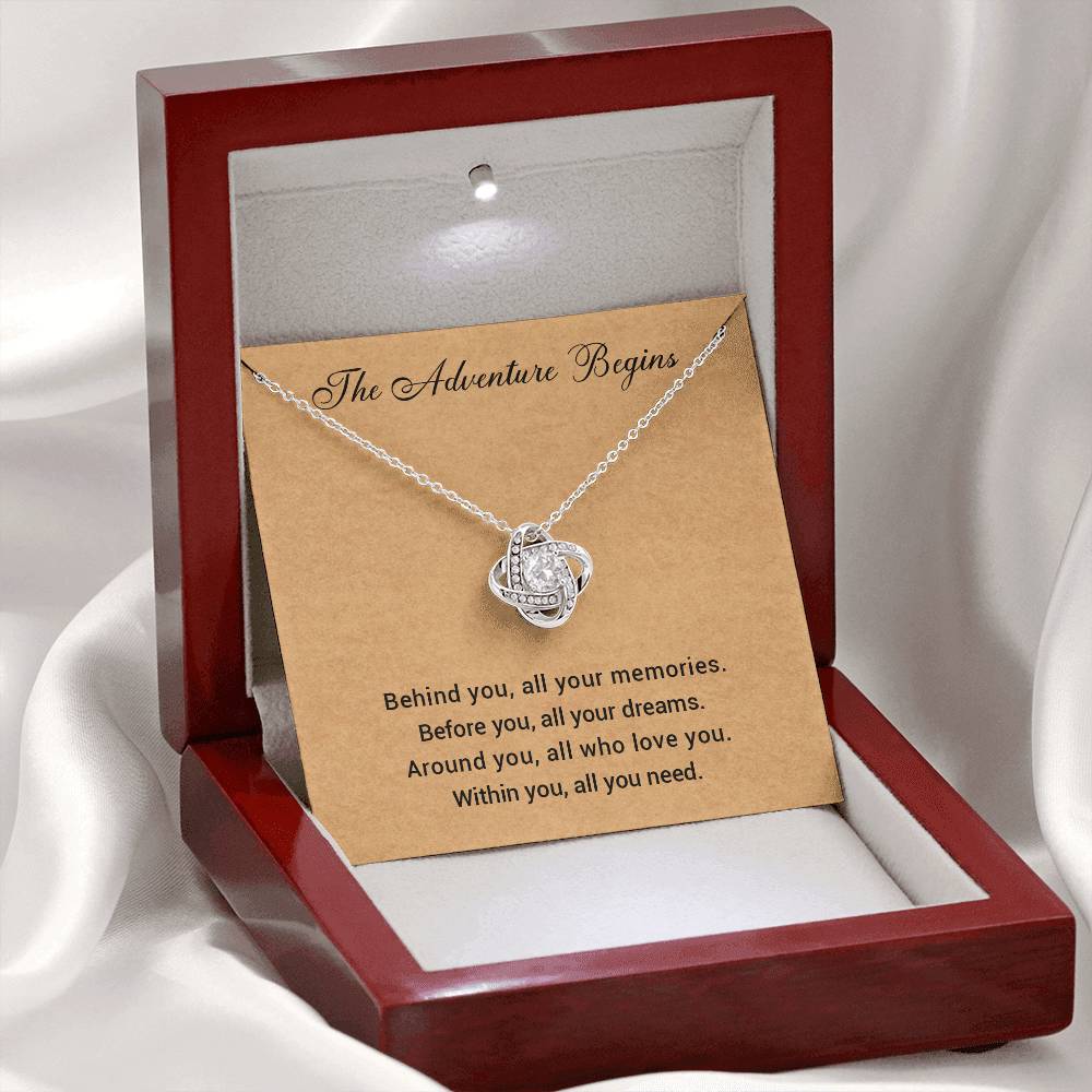 Graduation Necklace Gift for Her – Adventure Begins