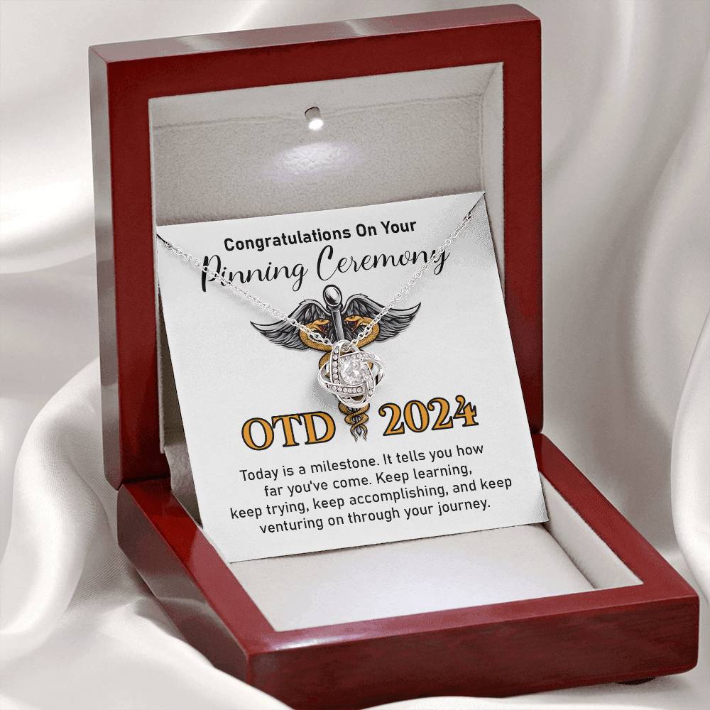 Custom OTD Graduation Necklace Gift for Pinning Ceremony
