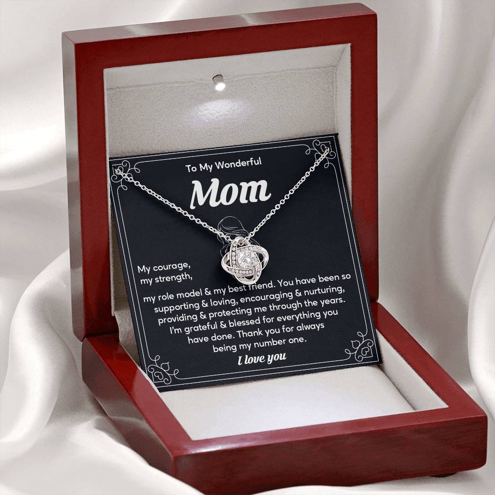 Daughter to Mom Jewelry Gift with Message Card