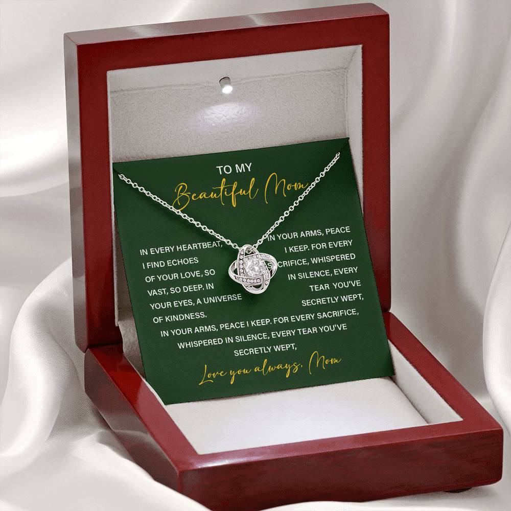 Necklace For Mom From Children With Meaningful Gift Box