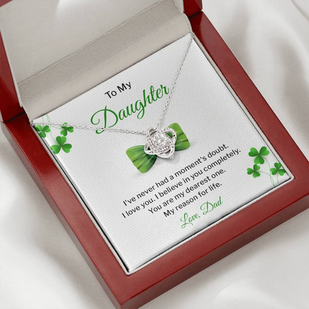 Daughter Gift from Dad – Green Gift Box & Card