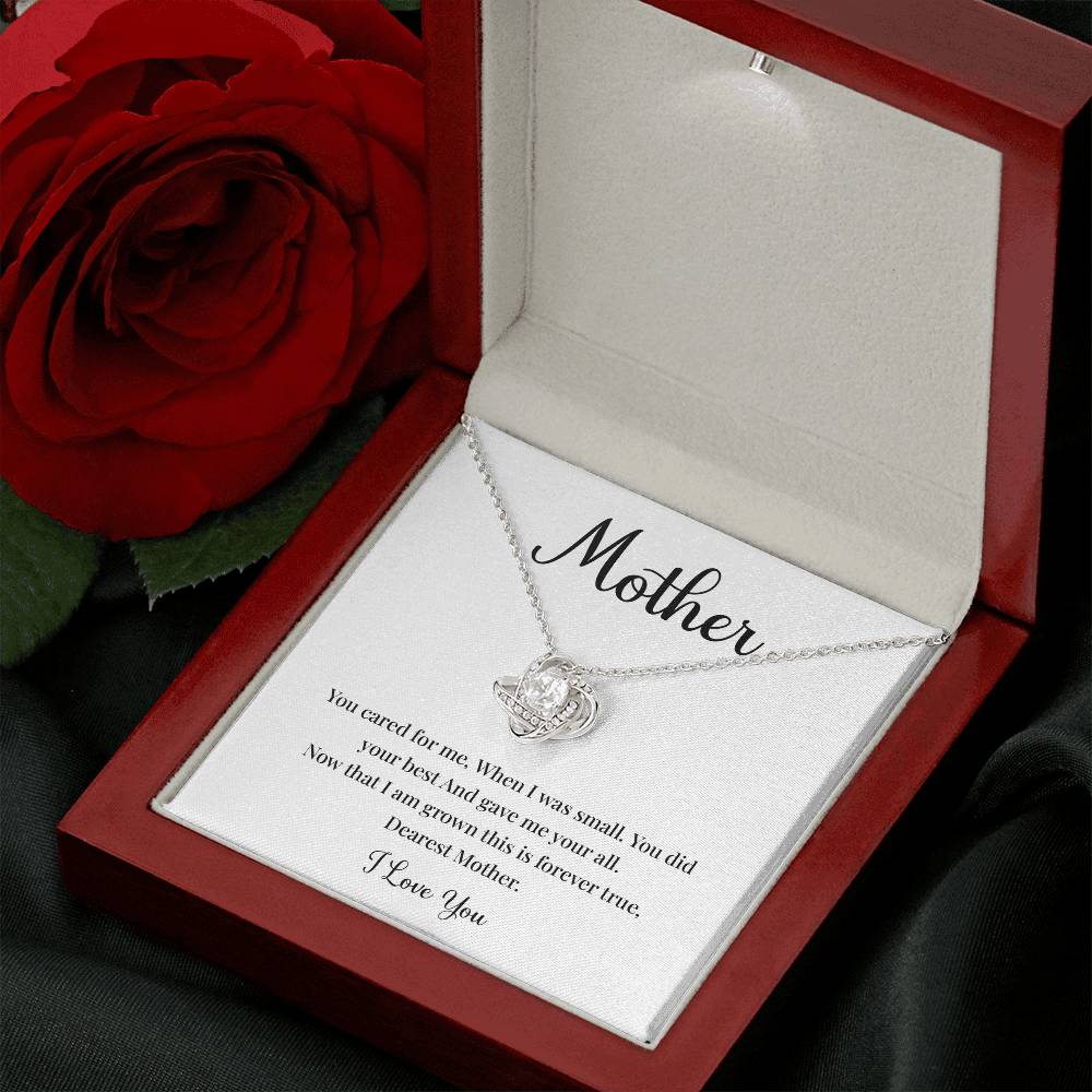 Mother Necklace Gift With Loving Pendant And Jewelry Box