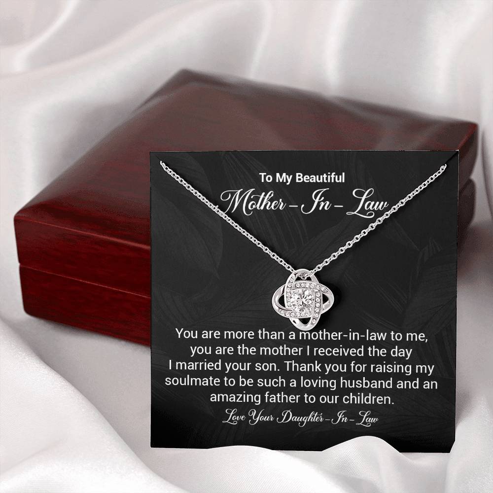 Mother-In-Law Necklace Gift from Daughter-In-Law Box