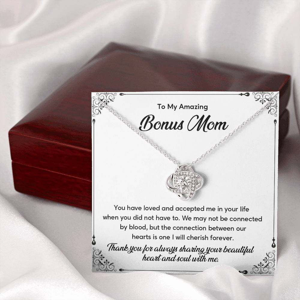 Bonus Mom Necklace Gift from Stepdaughter or Son