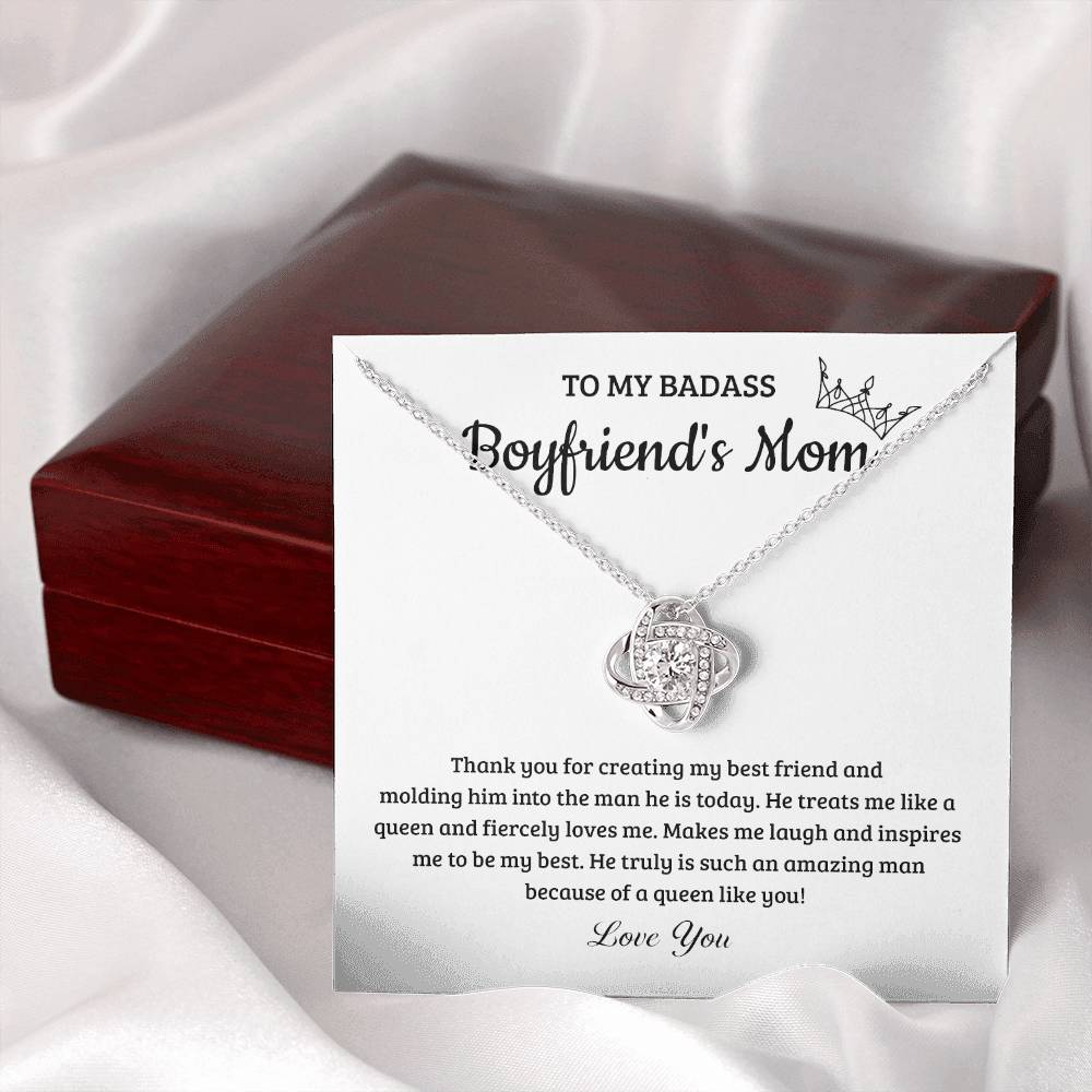 Boyfriend's Mom Necklace Gift from Girlfriend Box