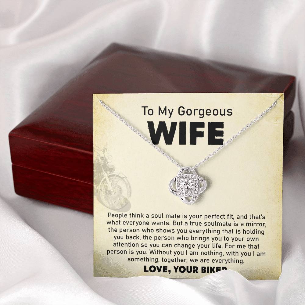 Romantic Necklace Gift For Wife From Biker Husband