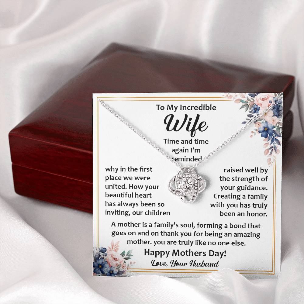 Mother’s Day Necklace Gift for Wife from Husband