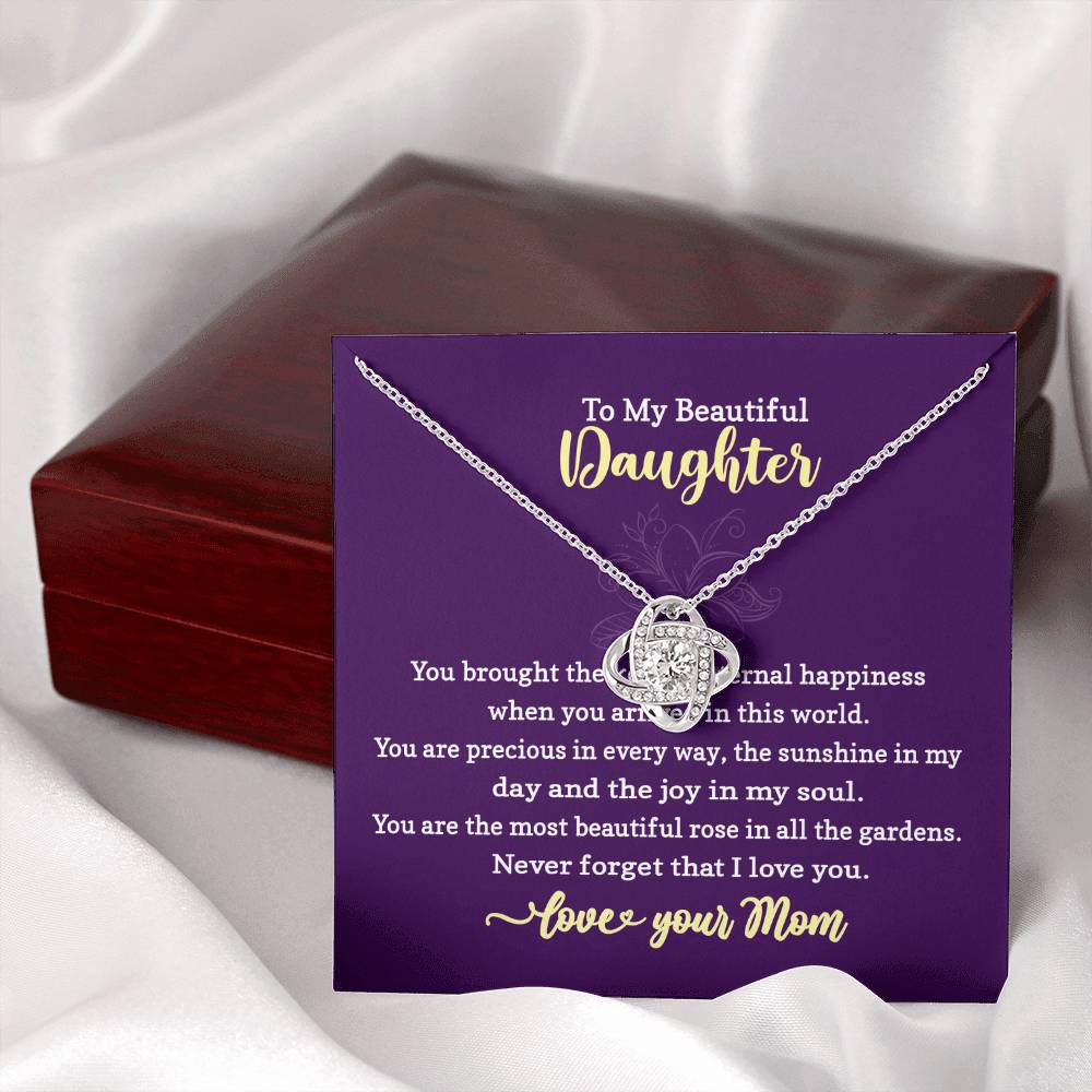 Necklace Gift for Daughter With Message Card