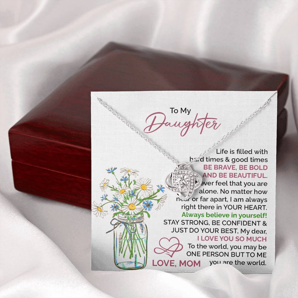 Daughter Gift from Mom – Stay Strong Inspirational Jewelry