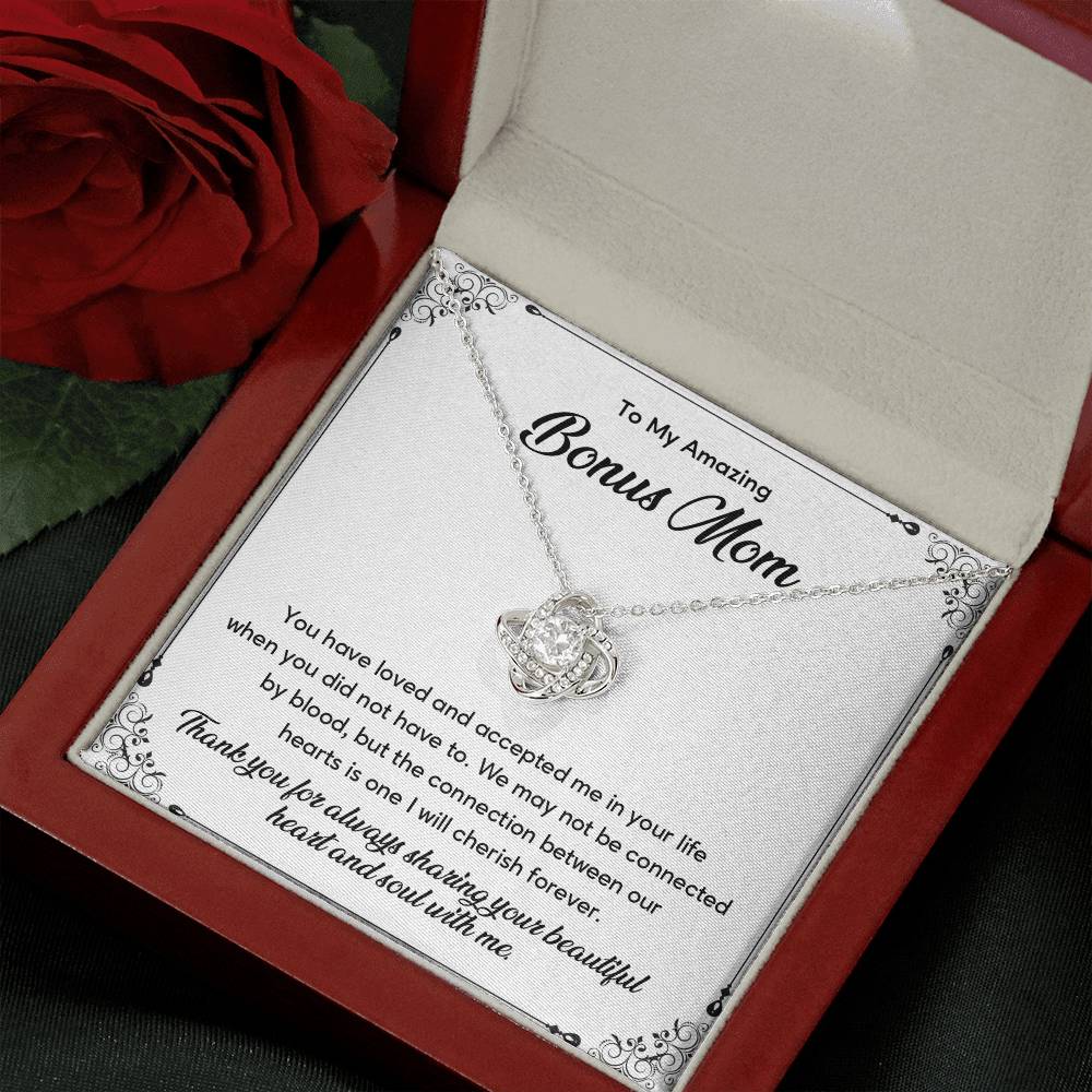 Bonus Mom Necklace Gift from Stepdaughter or Son