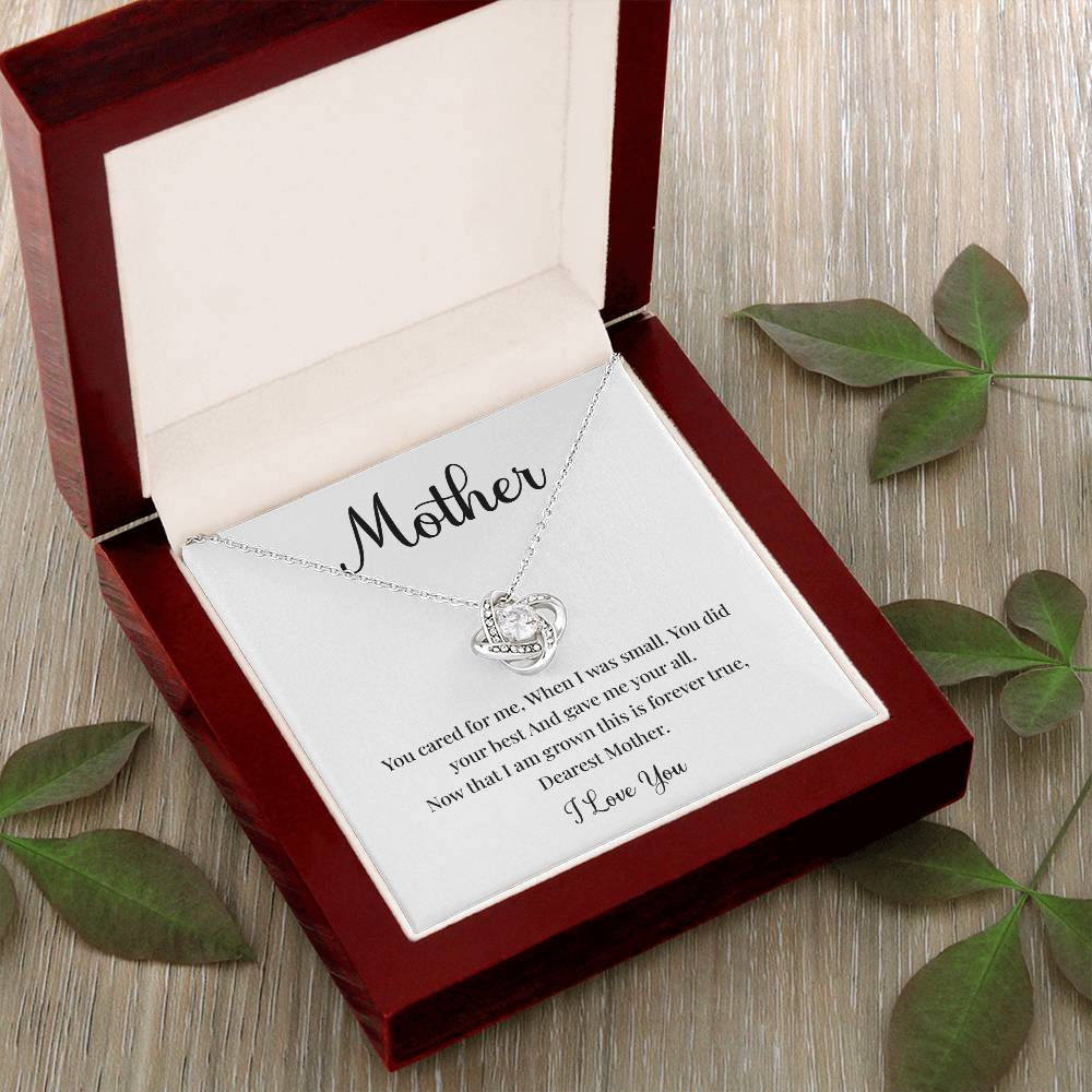 Mother Necklace Gift With Loving Pendant And Jewelry Box