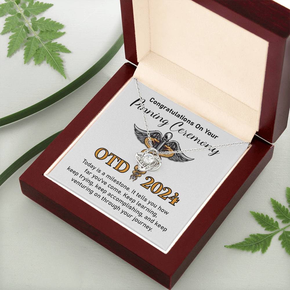 Custom OTD Graduation Necklace Gift for Pinning Ceremony