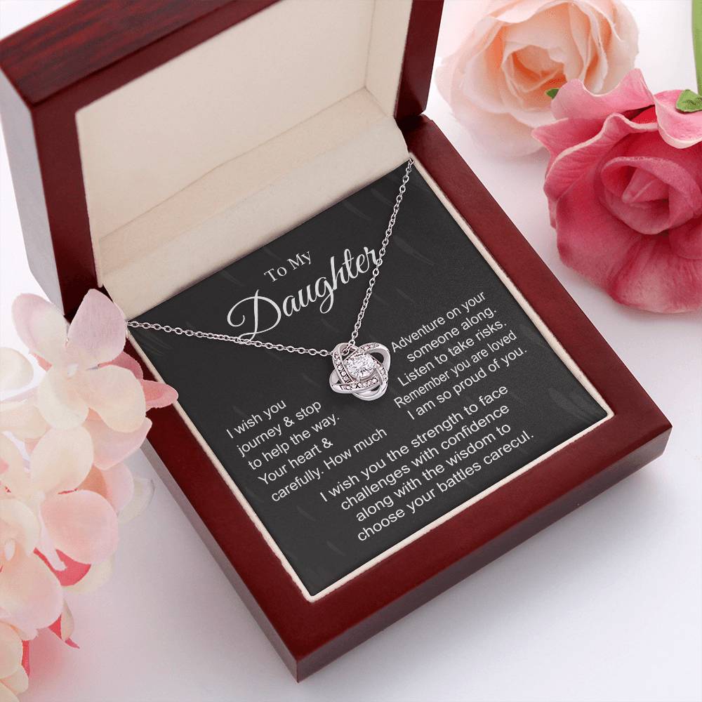 Meaningful Necklace Gift for Daughter with Message Card