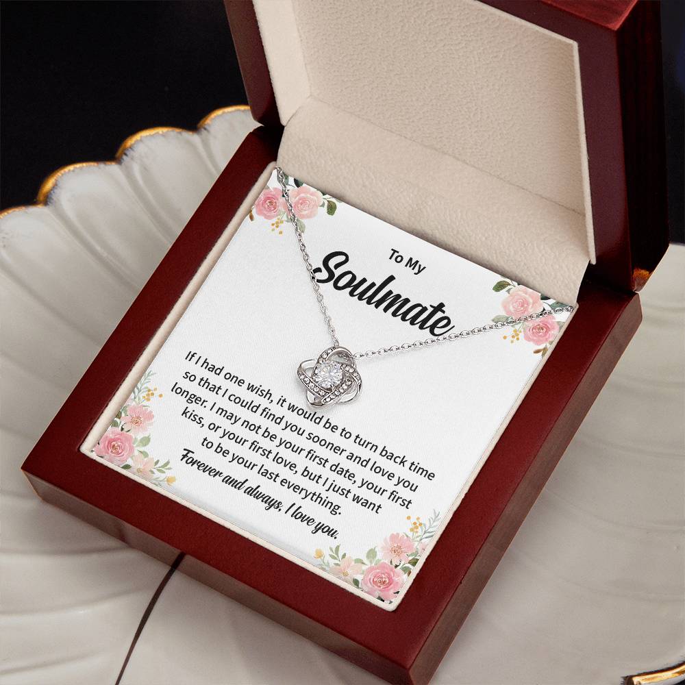 Soulmate Necklace Gift for Her – Romantic Jewelry Box