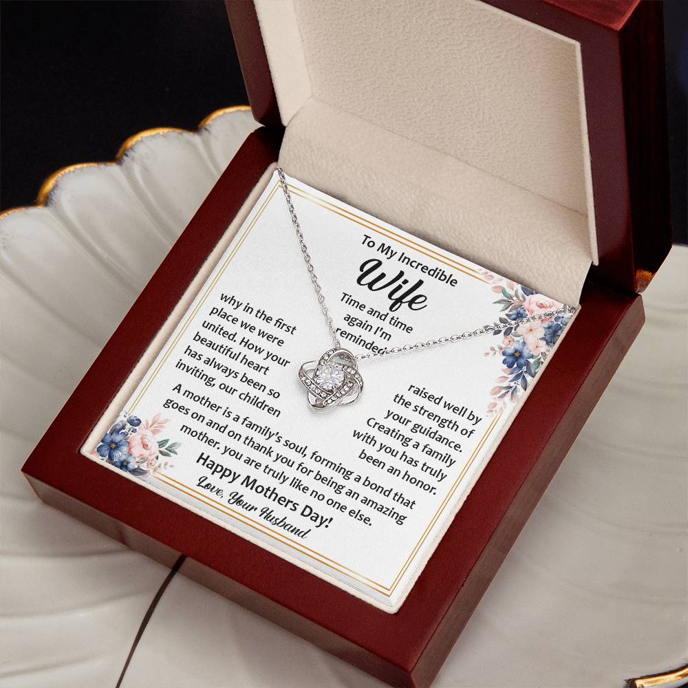 Mother’s Day Necklace Gift for Wife from Husband
