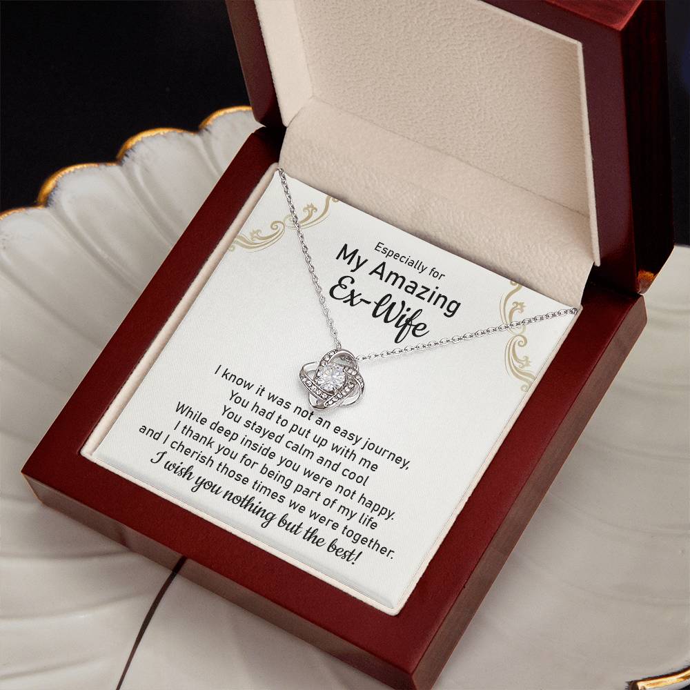 To My Amazing Ex-Wife Necklace – Thank You Gift