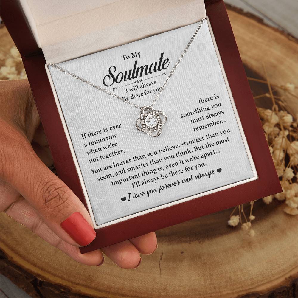 Soulmate Necklace Gift for Her – Message Card Box