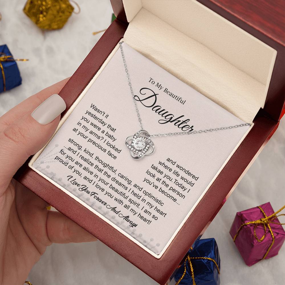 To My Daughter – I’m So Proud of You Necklace
