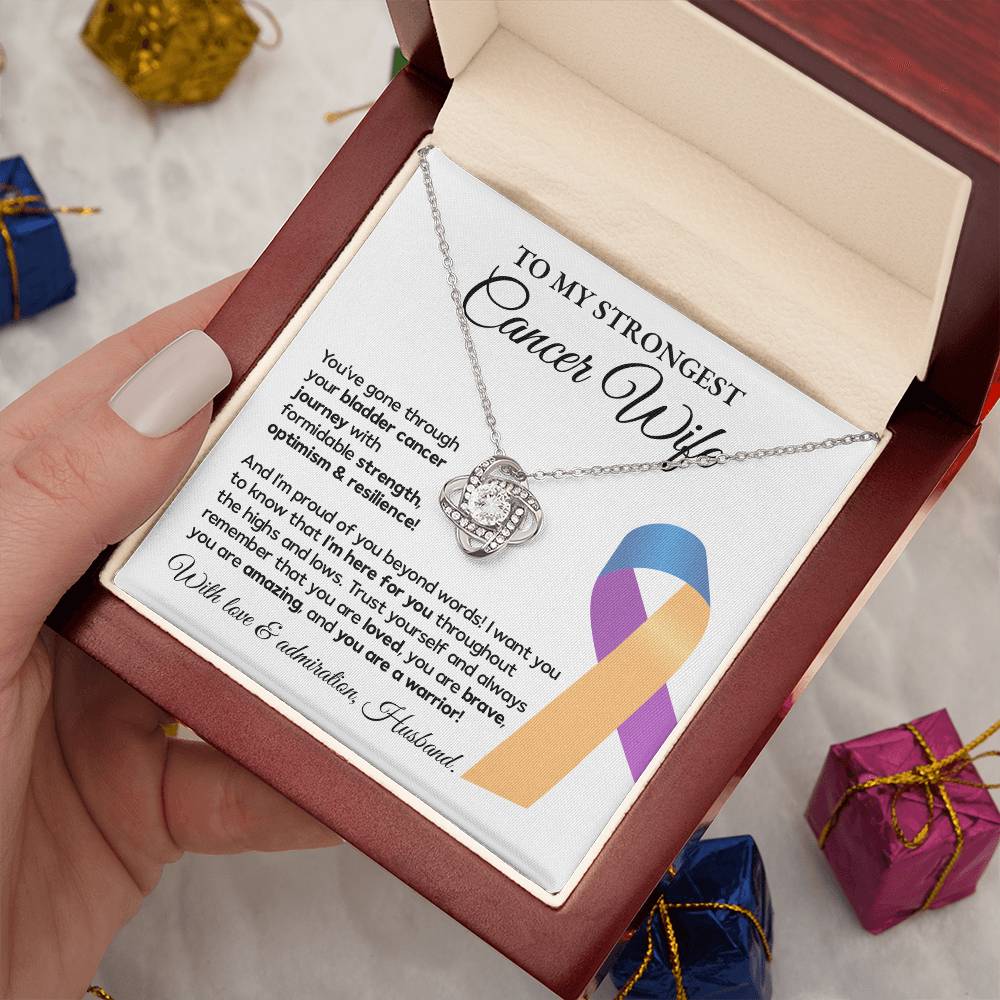 Bladder Cancer Wife Gift from Husband – Message Card