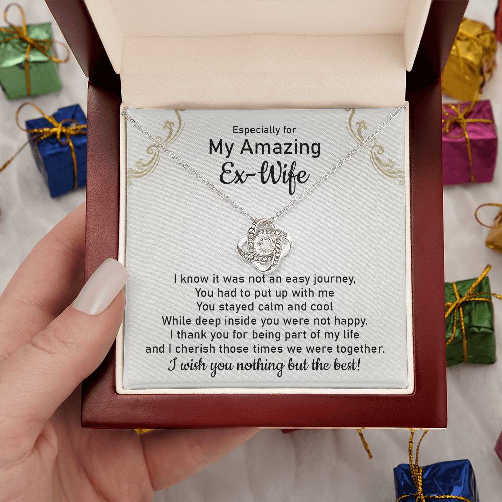 To My Amazing Ex-Wife Necklace – Thank You Gift