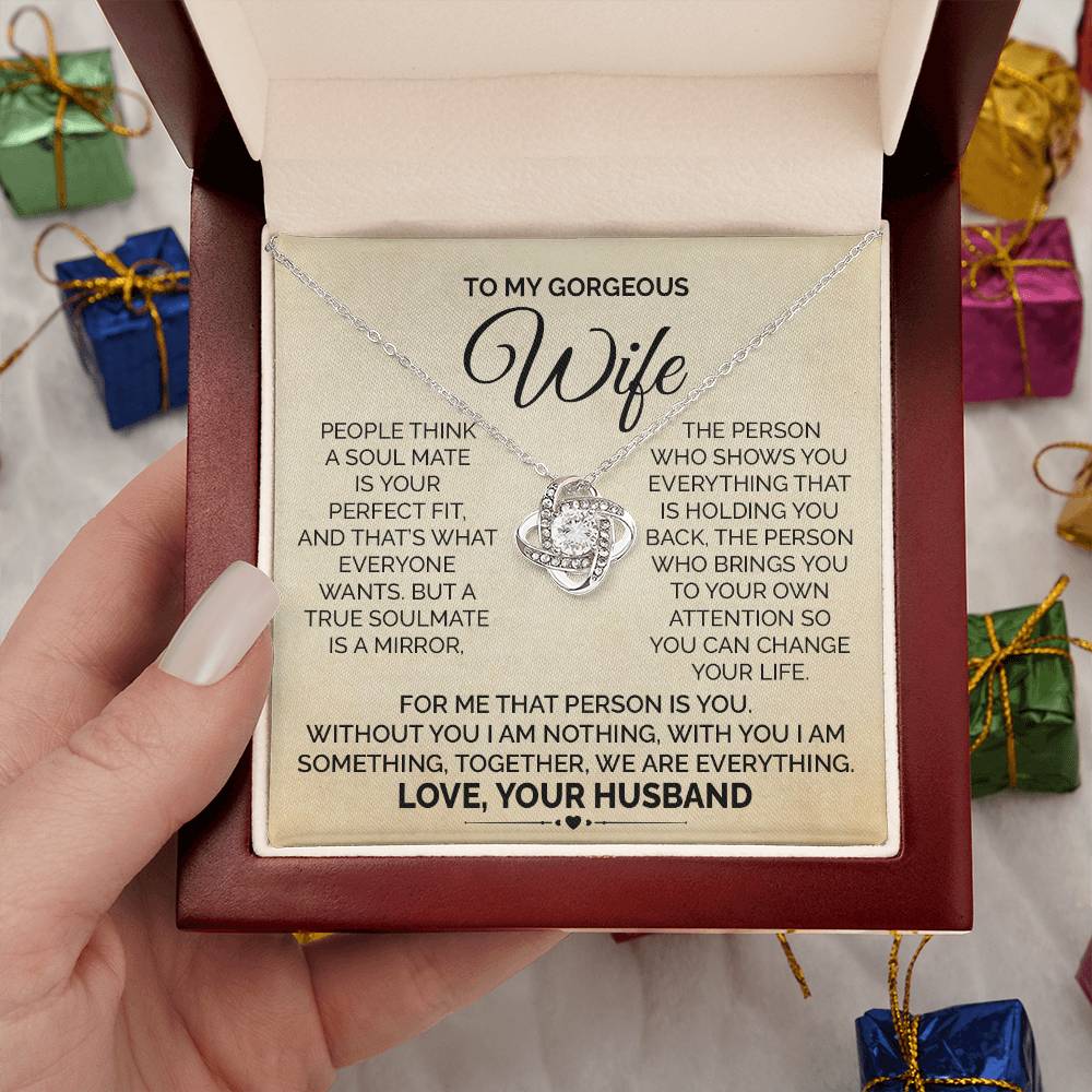 Wife Necklace Gift from Husband Romantic Quote