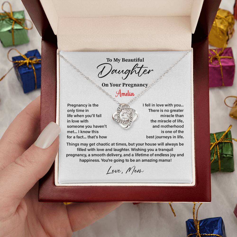 Daughter Pregnancy Gift from Mom – With Gift Card Box