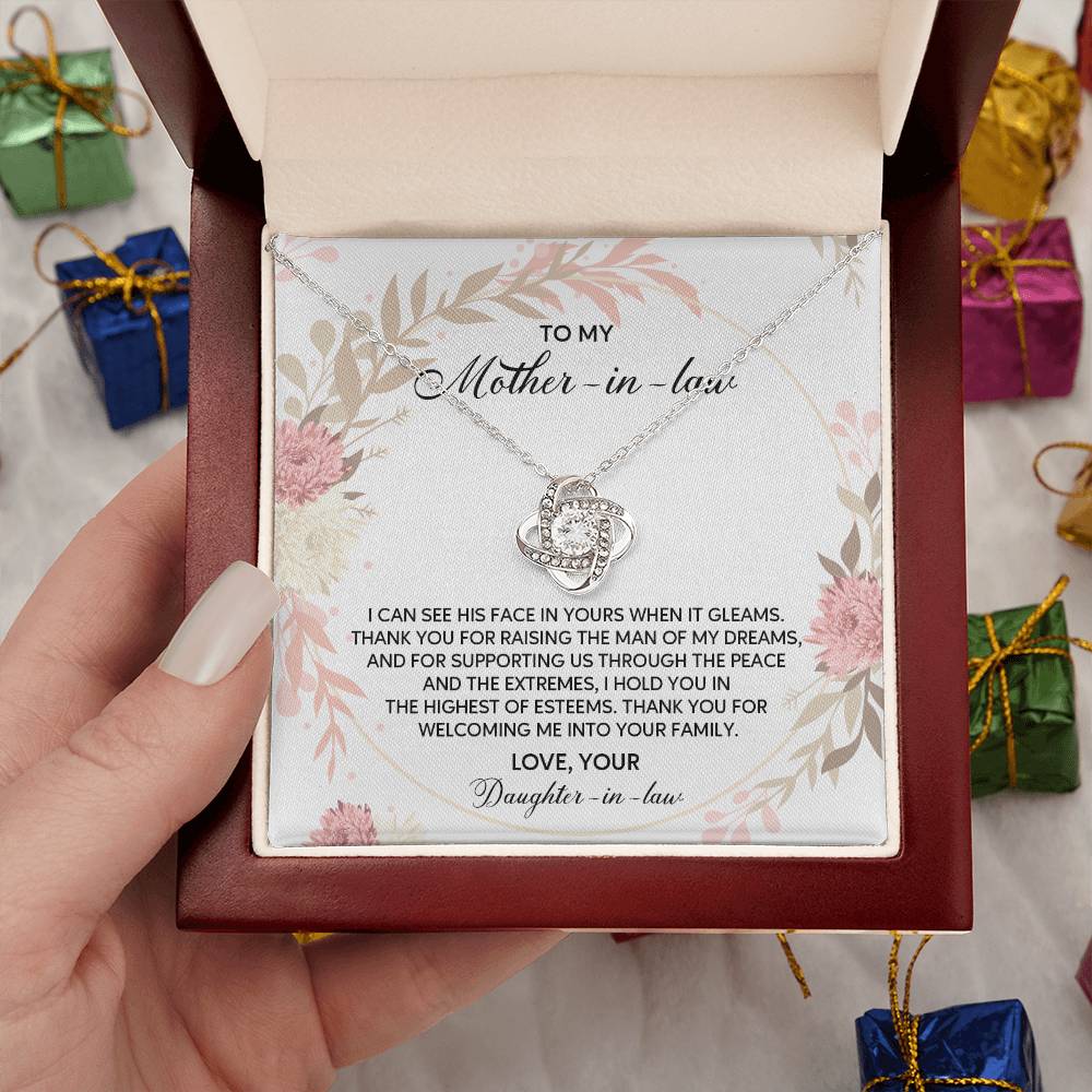Daughter-in-Law to Mother-in-Law Necklace Gift