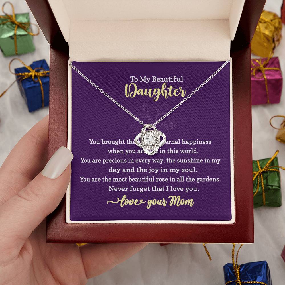Necklace Gift for Daughter With Message Card