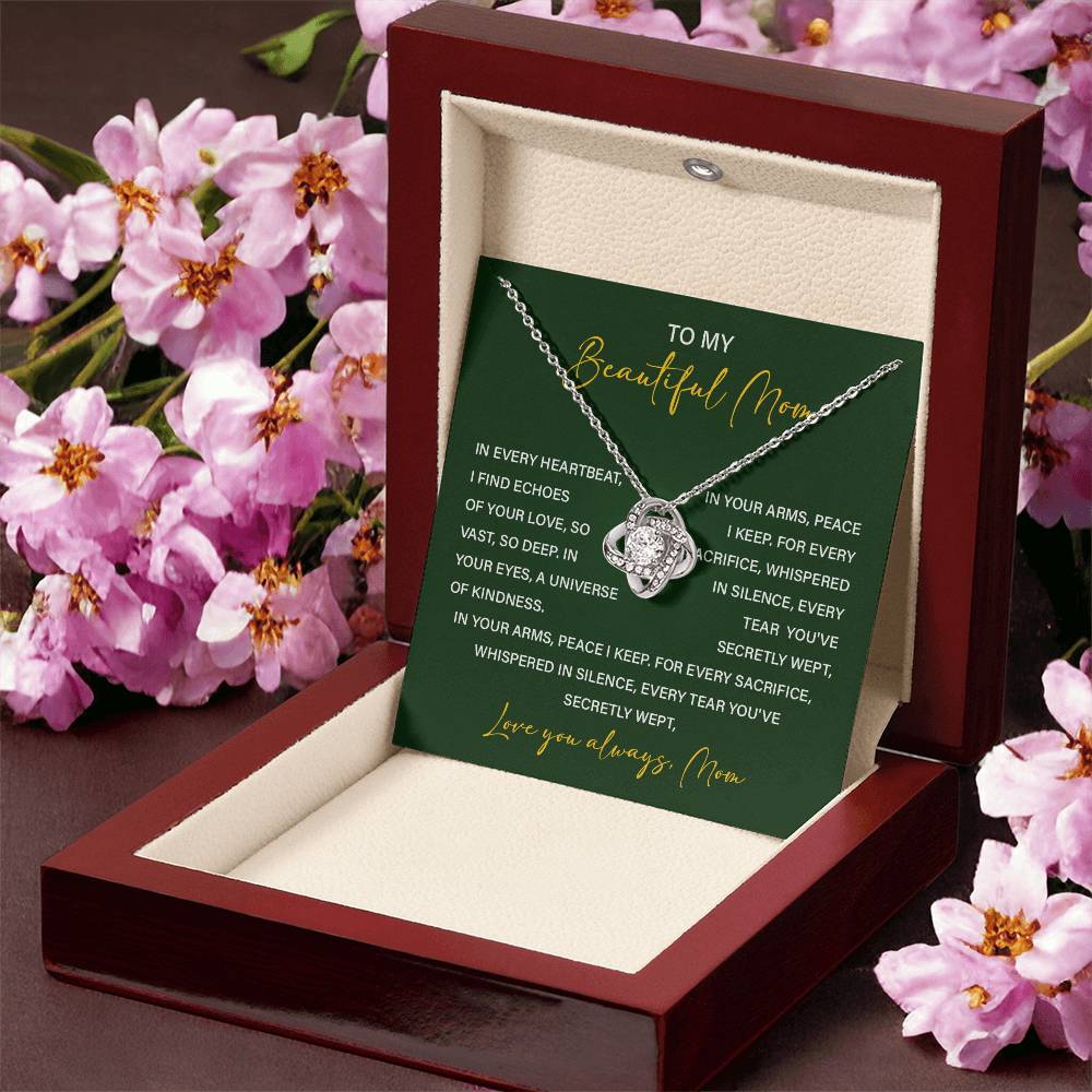 Necklace For Mom From Children With Meaningful Gift Box