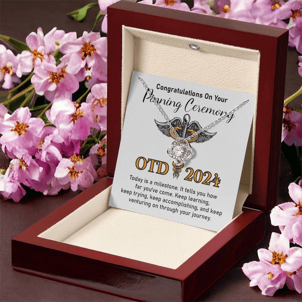 Custom OTD Graduation Necklace Gift for Pinning Ceremony