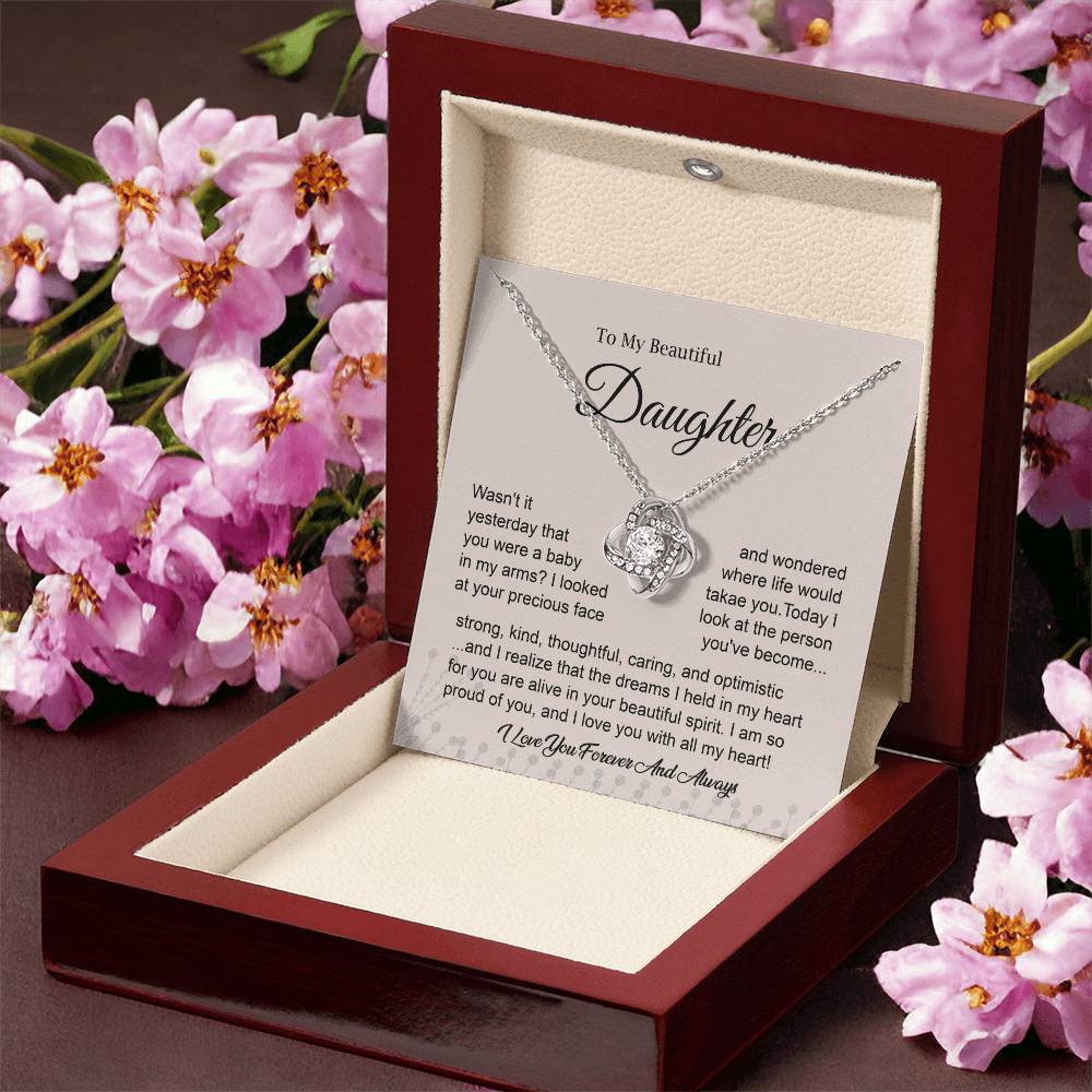To My Daughter – I’m So Proud of You Necklace
