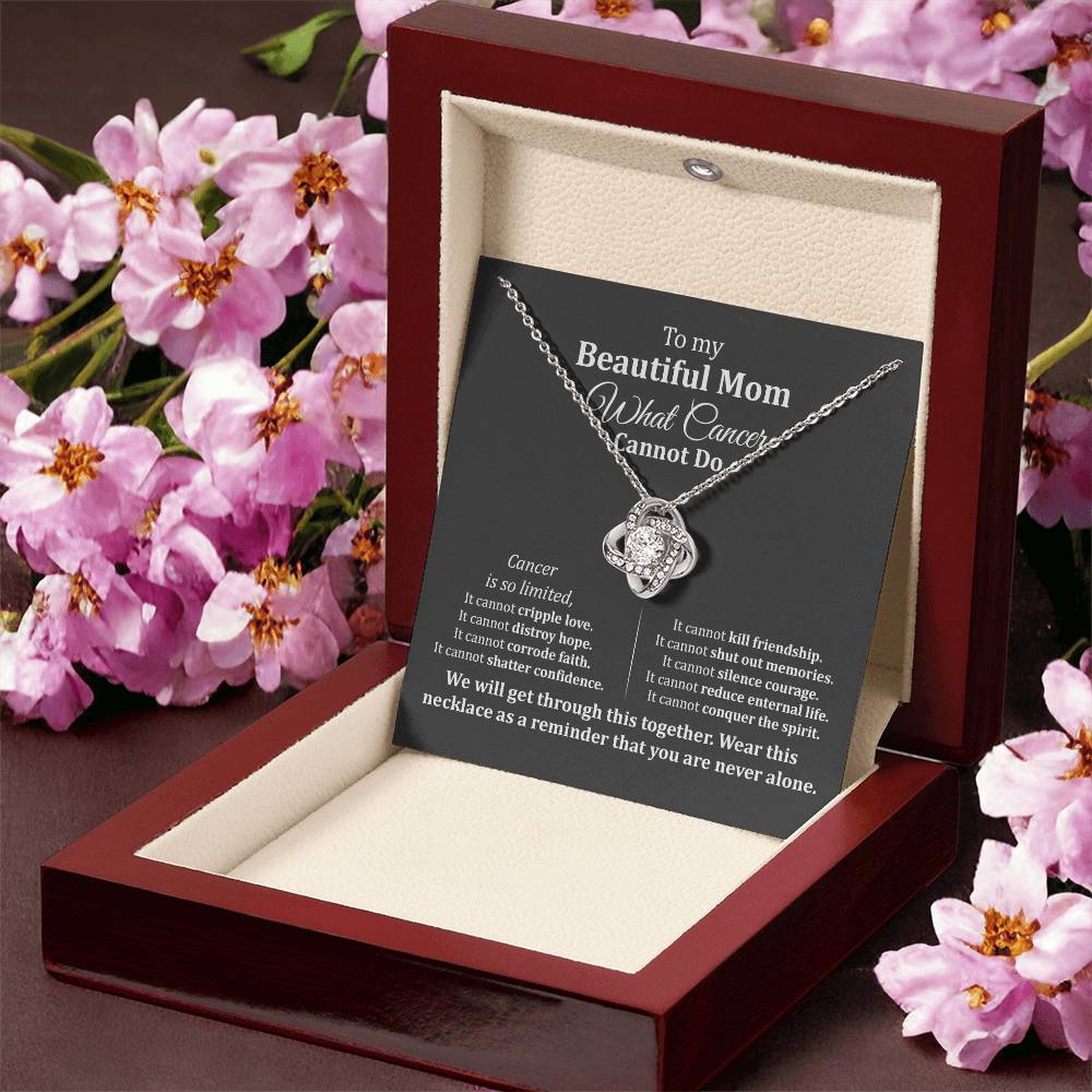 Cancer Support Necklace for Mom – Strength & Hope