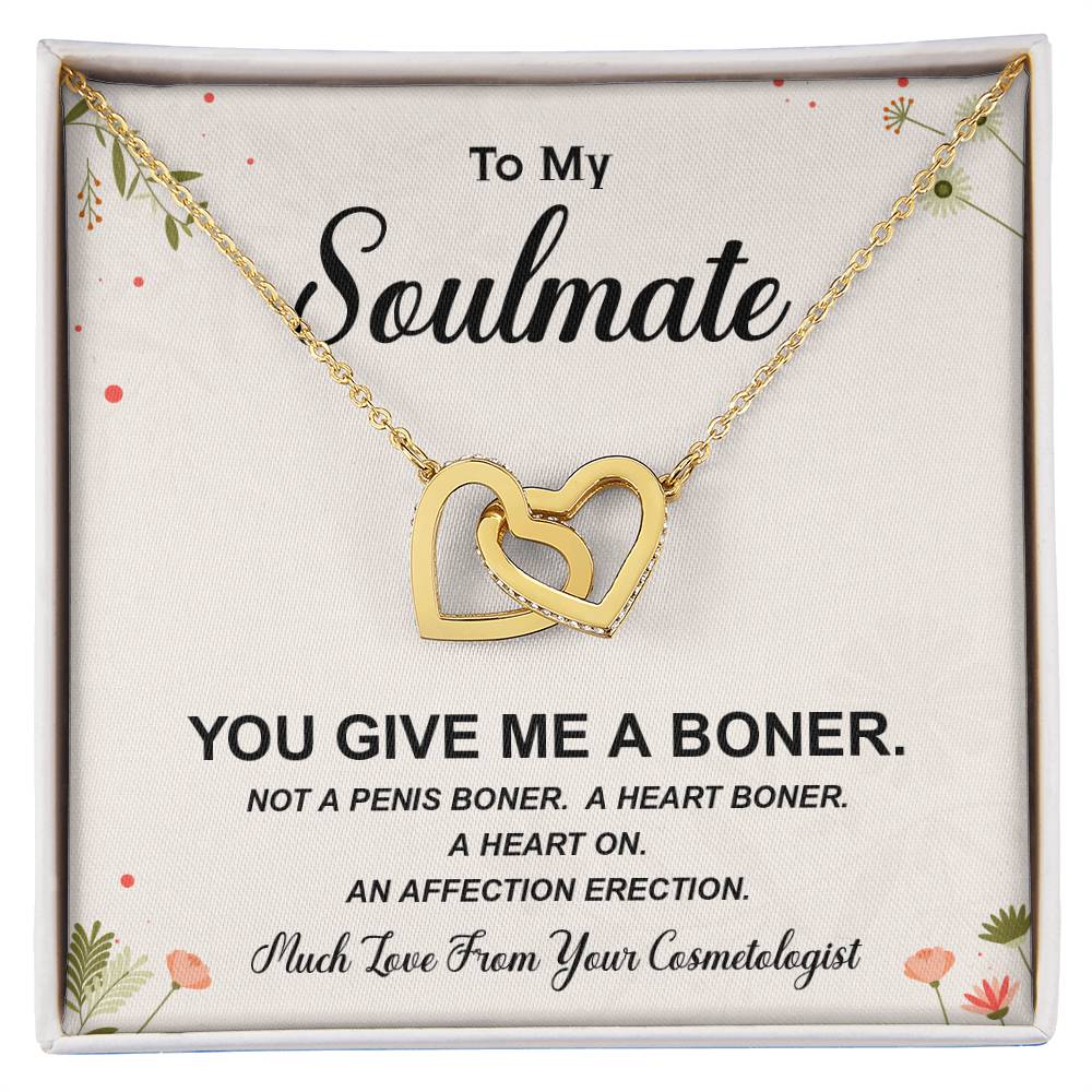 Funny Soulmate Necklace from Cosmetologist Gift