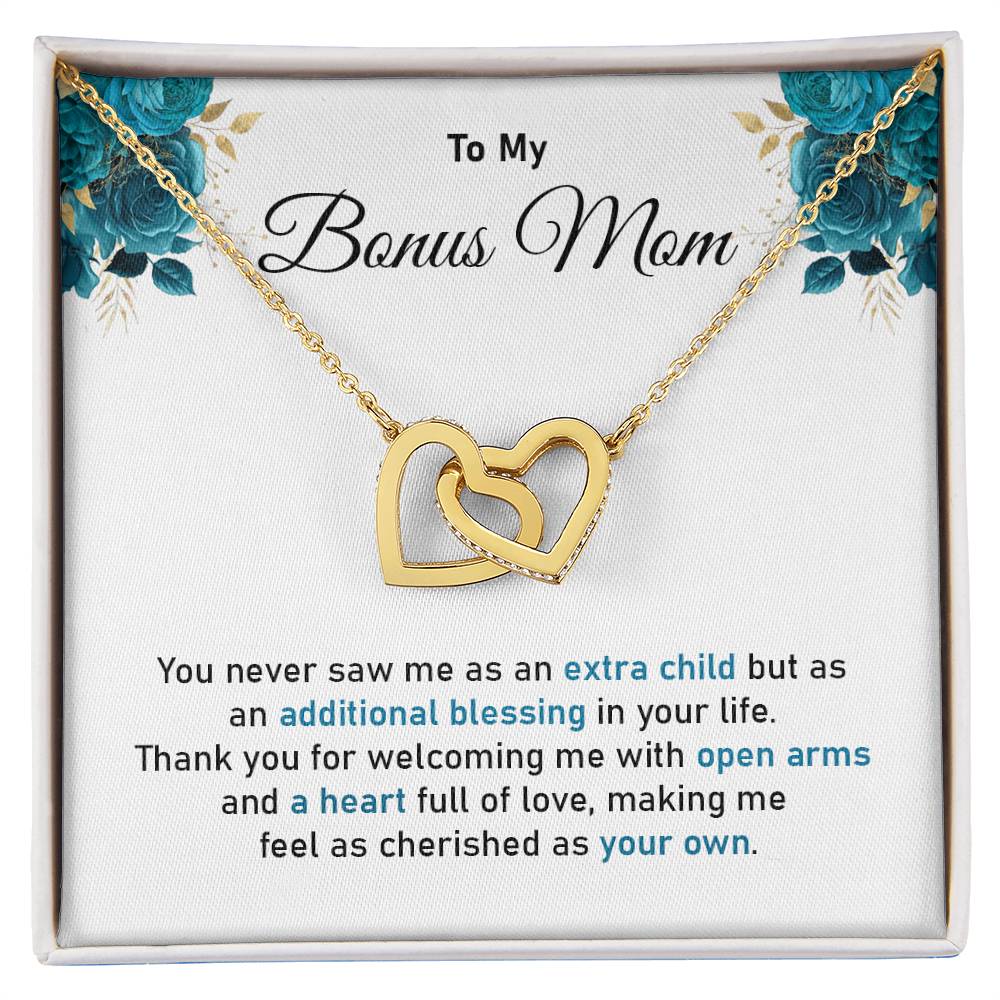 Bonus Mom Appreciation Necklace with Heartfelt Gift