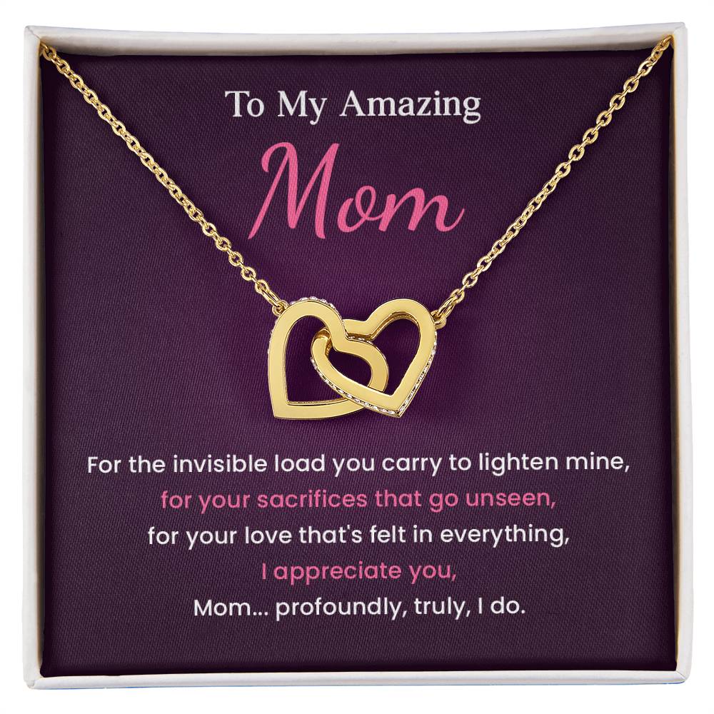 Gift for Mom - Elegant Necklace with Loving Message