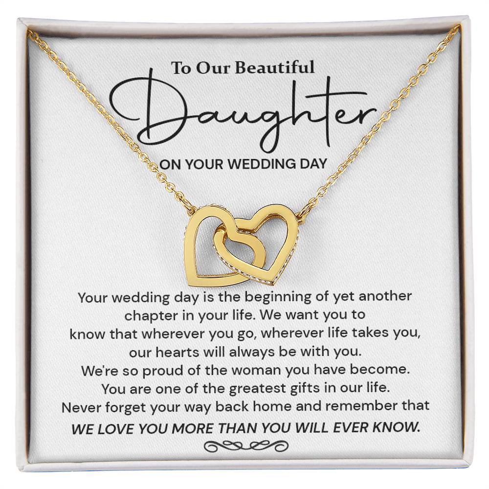 Wedding Gift for Daughter from Parents – Gift Box Note